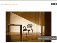 Tablet Screenshot of galerierobertweber.com